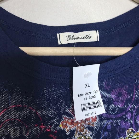 BLUENOTES Cotton Crown Tshirt Size XL NEW - Picture 3 of 5